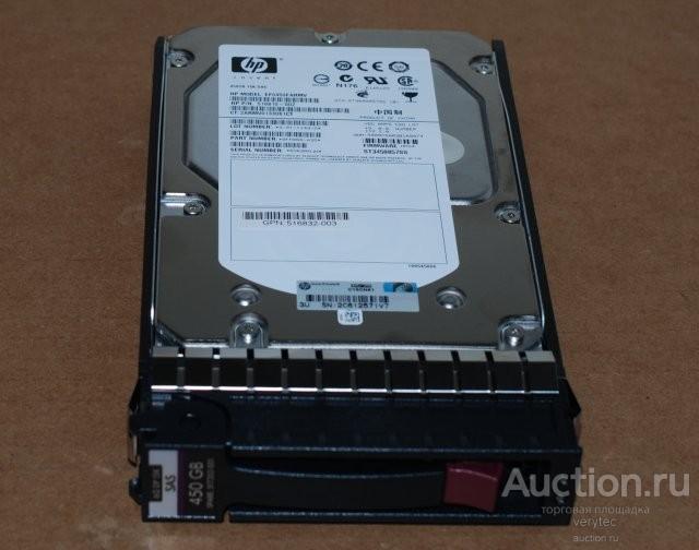 Жесткий диск HP HP 450GB 6G SAS 15K rpm LFF [EF0450FATFE]