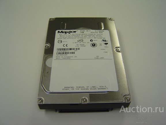 Жесткий диск Maxtor SCSI 72Gb (10K/U320/Hot-Plug) [8J073J0]