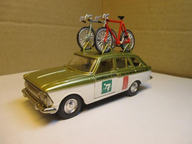 МОСКВИЧ ИЖ КОМБИ 1500   СССР  ОЛИМПИАДА  СОПРОВОЖДЕНИЕ ВЕЛОГОНКИ