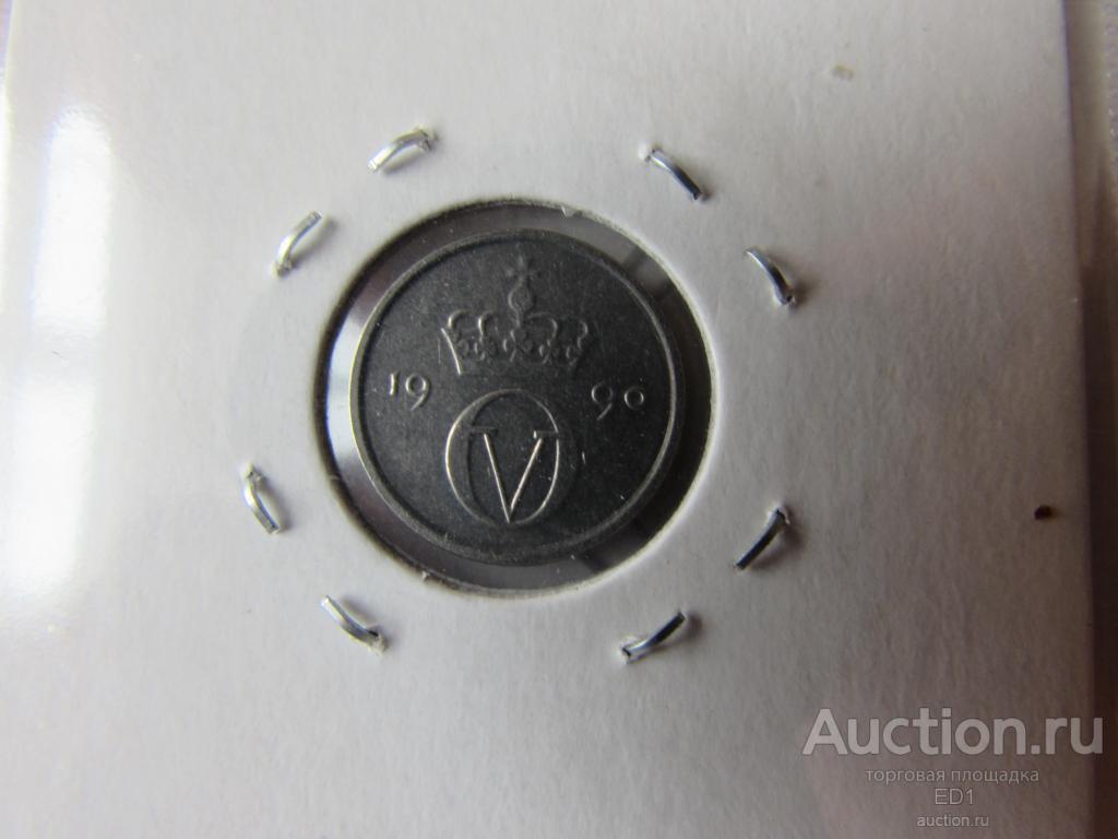 10 эре 1990 - Норвегия - холдер