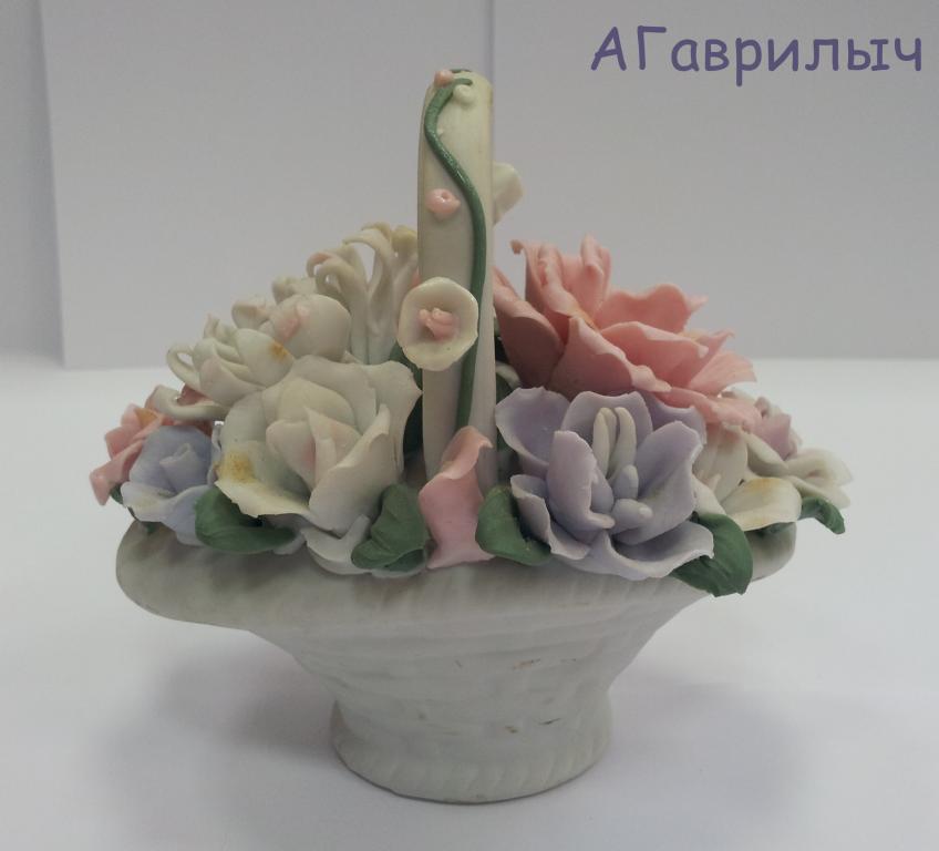 Корзина корзинка с цветами Старая Европа