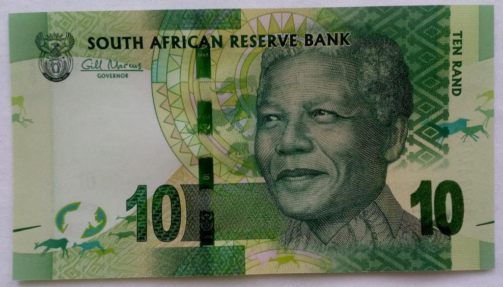 ЮАР 10 рандов. Южная Африка 20 ранд в рублях. South African Reserve Bank 20 в рублях. Africa 10