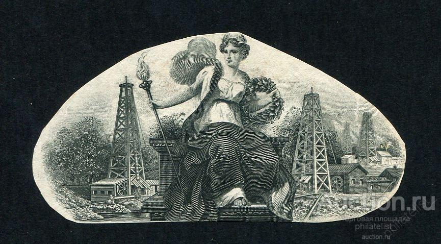 (016)НЕФТЬ."Эскиз к акциям нефтяных компаний США" 