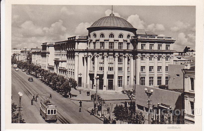 В минулому. Винница улица Ленина. Старые фотографии Винницы. Винница улица Ленина старые фото. Фабрика масового фотодруку тресту "Укрфото" Киев 1956 год.