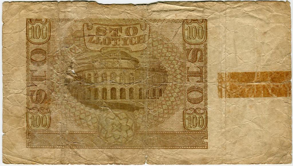 Бона, Польша, 100 злотых, 1940г.
