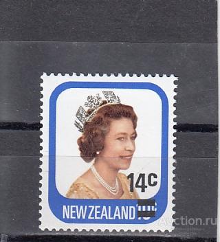 NEW ZEALAND  ЗЕЛАНДИЯ Королева Надпечатка 1979 № 788 Сост**