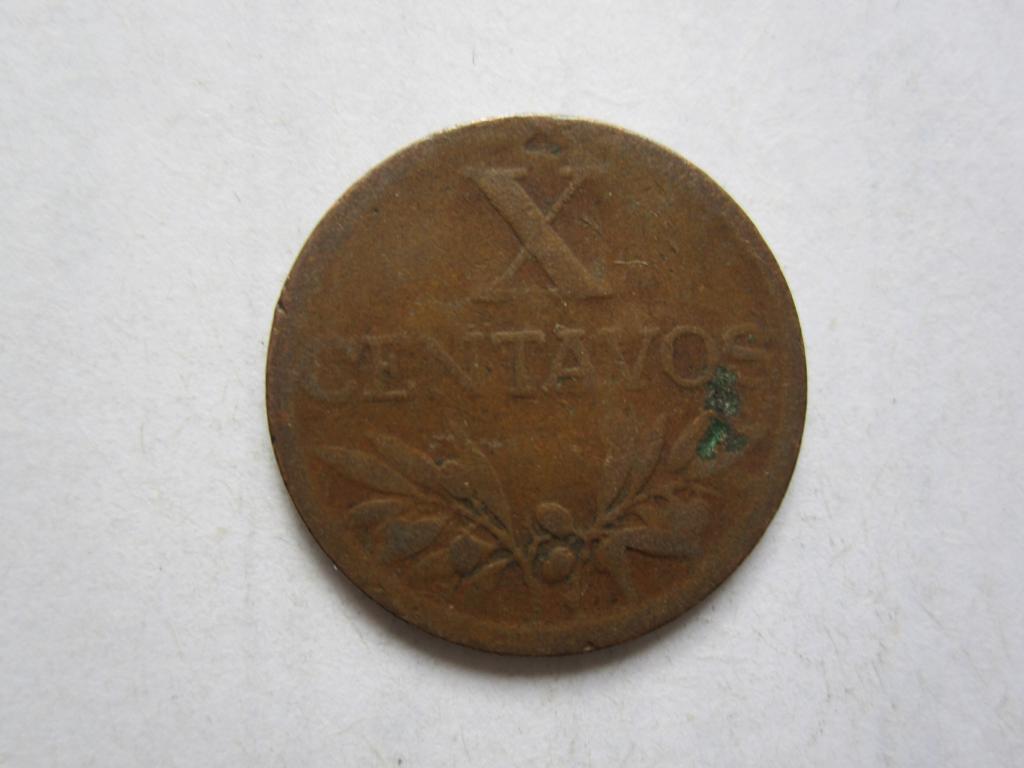 Португалия 10 сентаво 1955г.