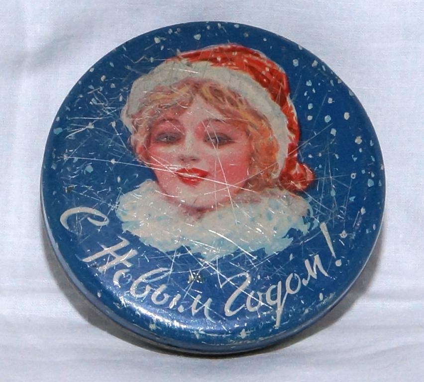 жесть БАНКА    С НОВЫМ ГОДОМ !   СССР  (К9/14)