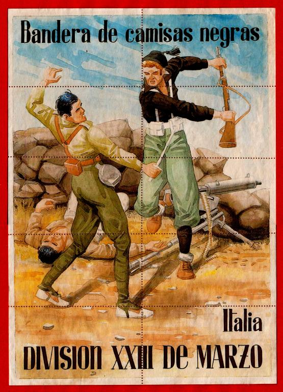 Испания, режим Франко, ИТАЛЬЯНСКИЕ ФАШИСТЫ - ДОБРОВОЛЬЦЫ, 1939, ТАЛОНЫ, ВЕСЬ НАБОР