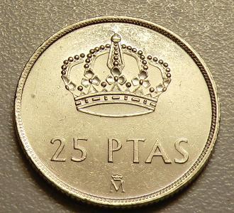 25 песет 1983 Испания 25 Ptas 1983 Испания