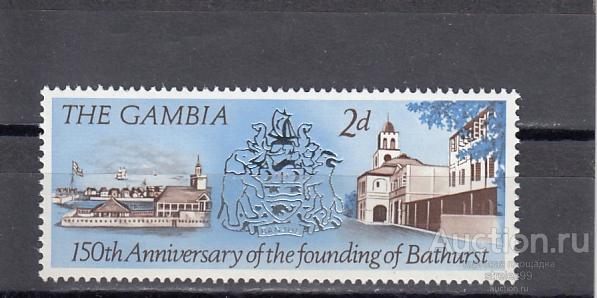 GAMBIA  ГАМБИЯ  Архитектура Фонд 1966 № 224 Сост**