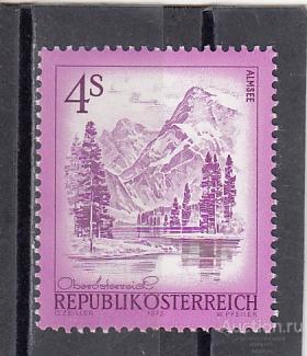 OSTERREICH АВСТРИЯ  Горы Озеро 1973 № 1430 Сост**