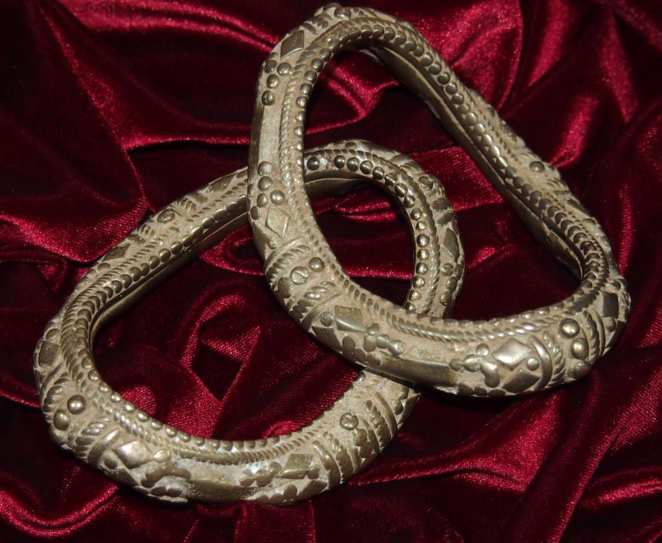 Старинные браслеты на ноги ИНДИЯ | бронза - танец - живота