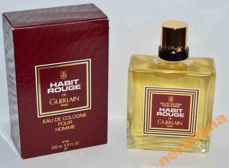 Habit Rouge от Guerlain винтаж 200 мл
