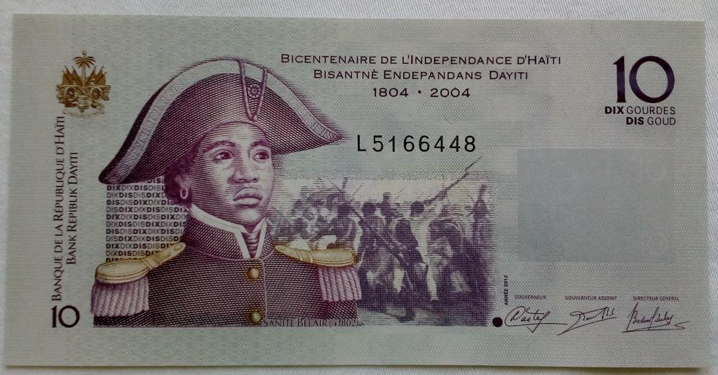 Гаити,10 гурдов,2012 года,пресс