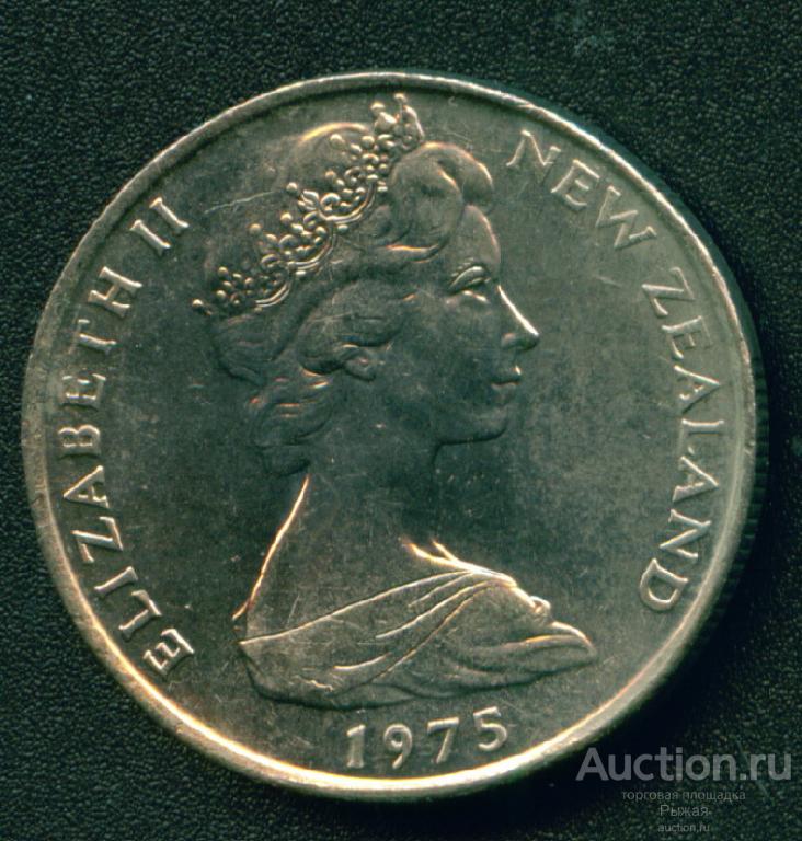 Новая Зеландия 50 центов 1975г (032169)