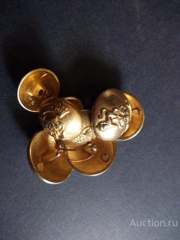 Мундирная пуговица Великобритания fide et fiducia двух размеров цена за 8шт