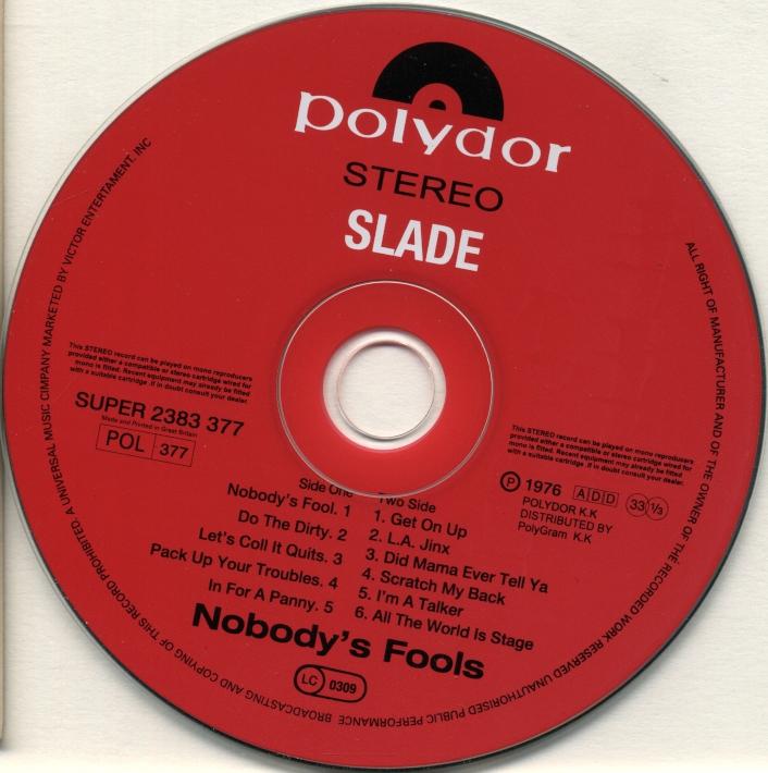 Slade Nobody S Fools Lp Купить