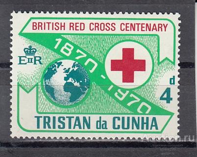 TRISTAN DA CUNHA   Красный Крест № 133   1970 Сост**