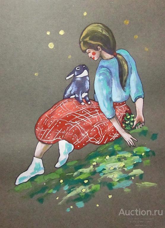 Акварель, одуванчики, формат А4, художник А. Шуберт