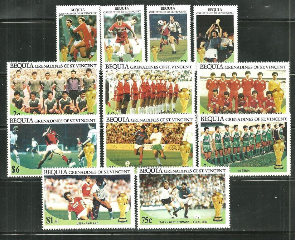 Бекия,1986,Ми-177-88**Спорт:футбол,ЧМ