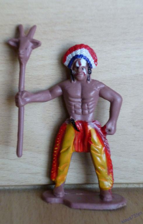 КОВБОИ,ИНДЕЙЦЫ.Индеец шаман.China. 