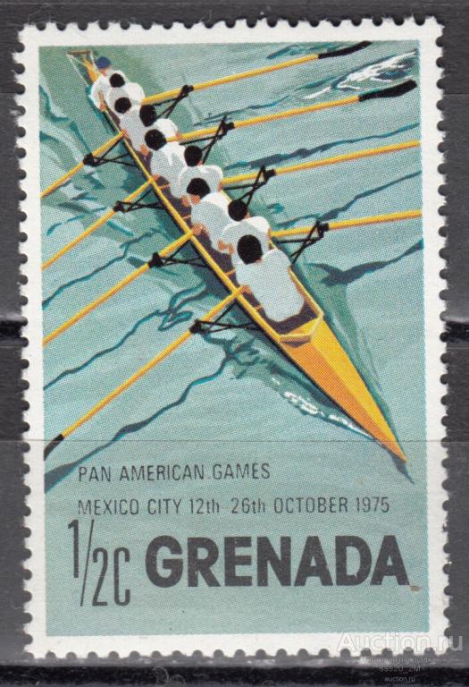 Гренада 1975 Панамериканские игры Мехико гребля восьмерки Mi701 MNH