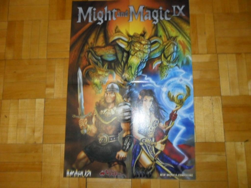 Постеры (плакаты) к компьютерной игре "Might and Magic IX" - один постер.