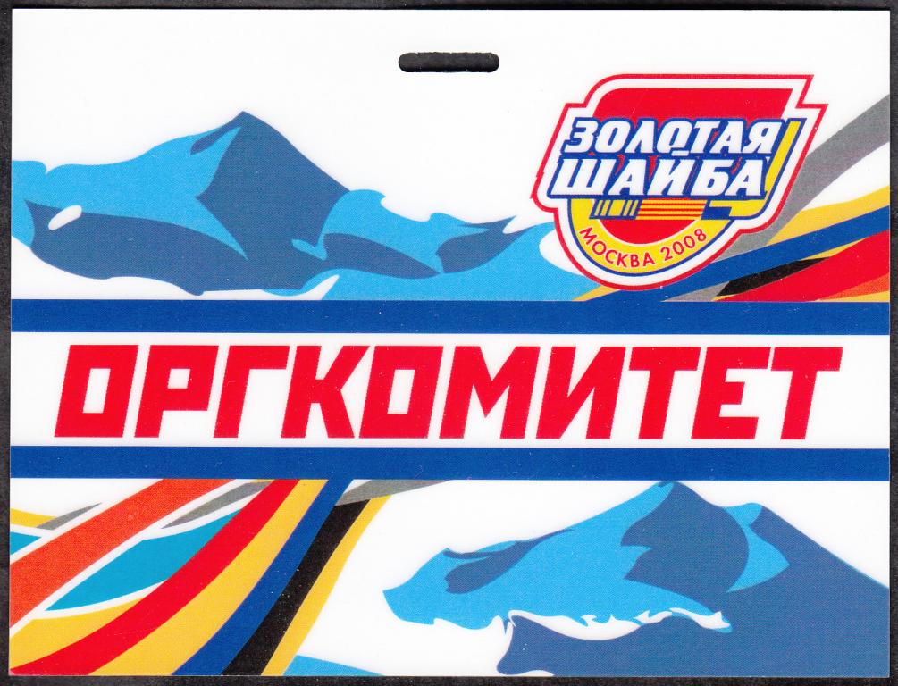 2008. Аккредитация. ХОККЕЙ. Финал городского турнира дворовых команд "Золотая шайба".