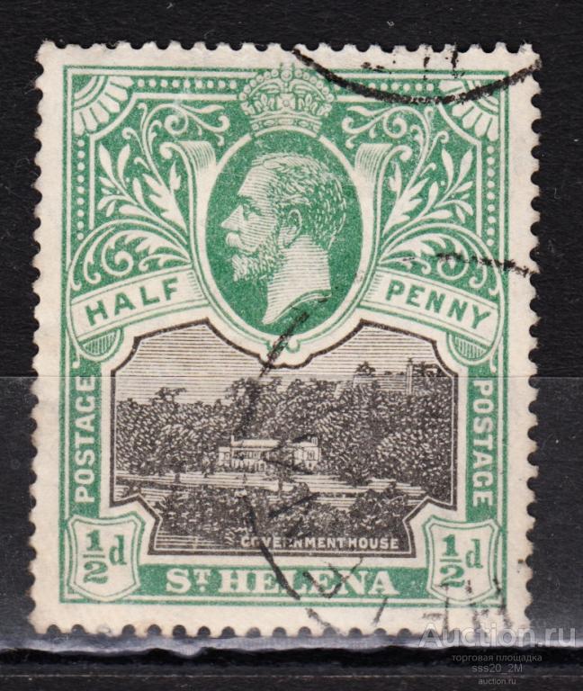 Св.Елены 1912 Георг V правительственное здание Mi40