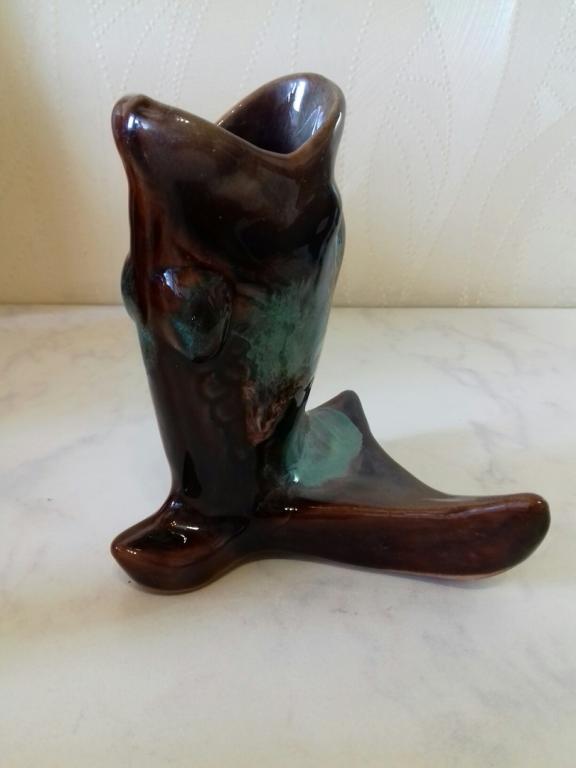 САЛФЕТНИЦА-КАРАНДАШНИЦА "РЫБКА" ОБЛИВНАЯ КЕРАМИКА. СССР. СОСТОЯНИЕ! 