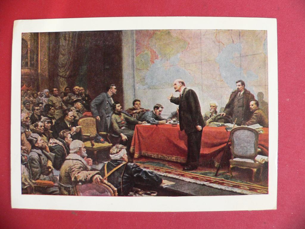Ленин у карты гоэлро картина
