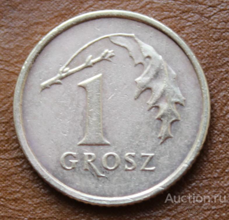 Польша 1 грош . 2008 г .