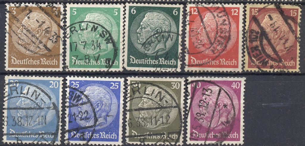 Германия  1933 - 1936 г.    КЦ 4,5 ЕВРО  (Михель 2010)