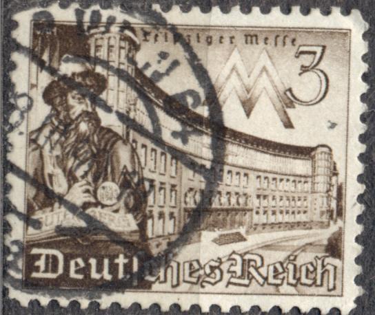 Германия 1940 г. марка № 739 гашеная  КЦ 0,6 ЕВРО (Михель 2010)