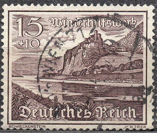 Германия 3 Рейх) 1939 г. марка № 736  гашеная КЦ 6 ЕВРО (Михель 2010)
