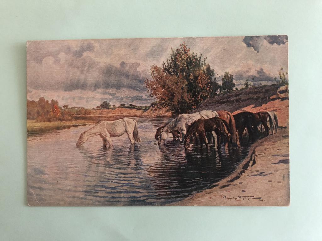 Описание картины водопой