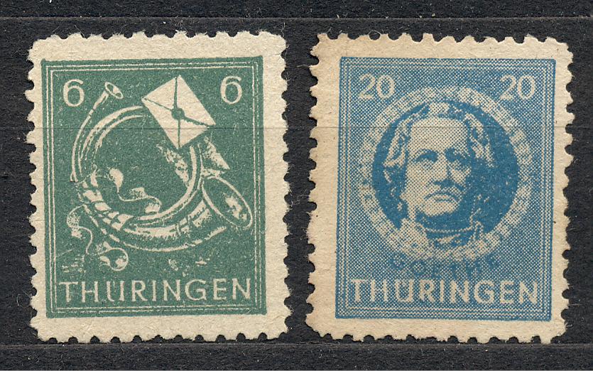 Германия 1946 г.Советская зона оккупации    чистые*
