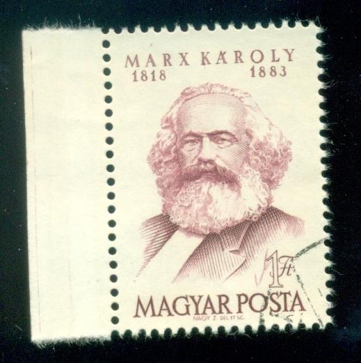 Венгрия 1968 г.  70-летие со дня смерти Карла Маркса