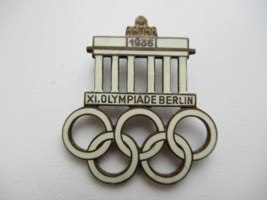 Памятный знак Олимпийские игры в Берлине 1936 DESCHLER Красота! Люкс! Редкость!