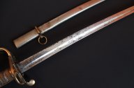 САБЛЯ ОФИЦЕРСКАЯ ОБРАЗЦА 1822 ГОДА ОСМАНСКАЯ ИМПЕРИЯ. LUIGI GAZZAN & FILS.