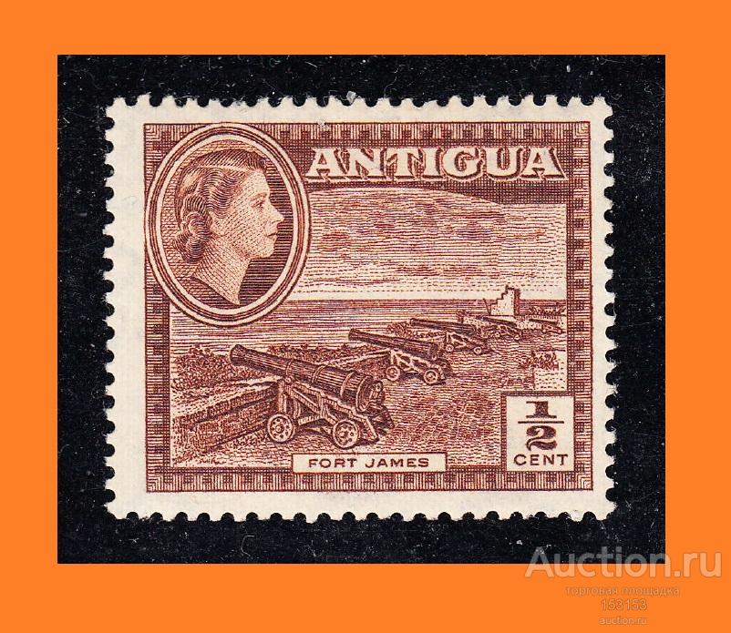 британская Америка QEII колония ANTIGUA 1c**