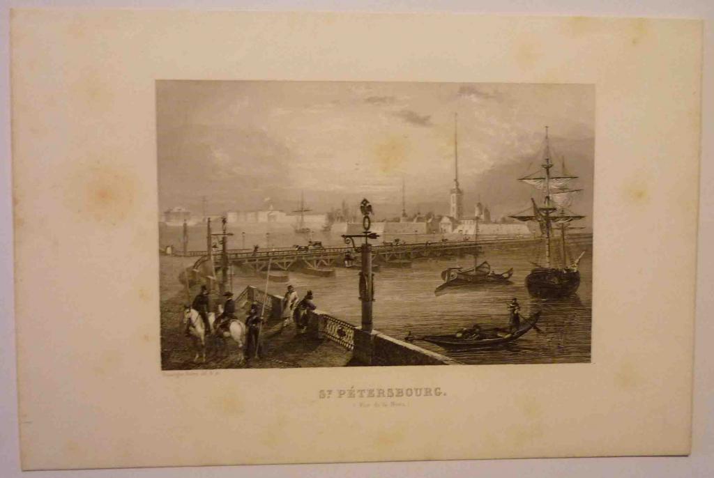 ГРАВЮРЫ РОССИЯ Г  САНКТ-ПЕТЕРБУРГ 1840 Г