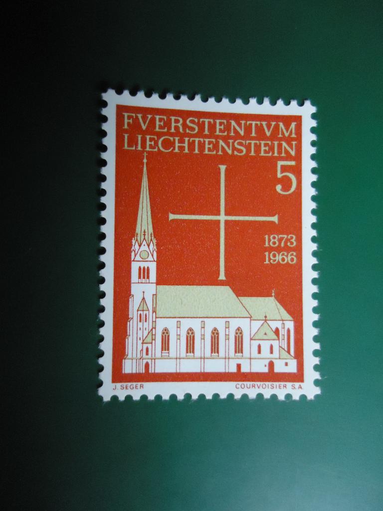 1966 г Лихтенштейн церковь MNH.