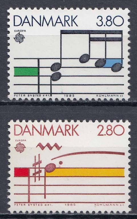 Дания, 1985, Год музыки, п/с