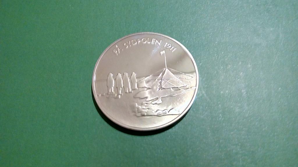 Норвегия медаль 2006 г. Южный полюс 1911 Amundsen Полярник Руаль Амундсен