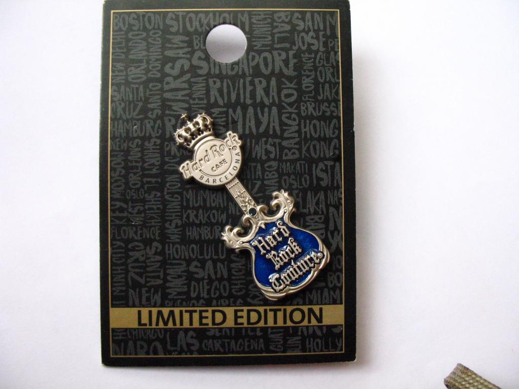 значок Hard Rock Cafe Barcelona Хард-рок кафе Барселона limited Edition
