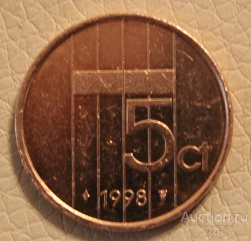 Нидерланды 5 центов .1998 г .