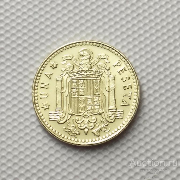 Испания 1 песета 1980 года (м1916)