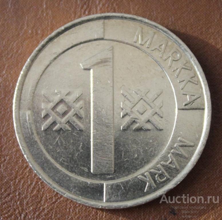 Финляндия 1 марка .1994 г .
